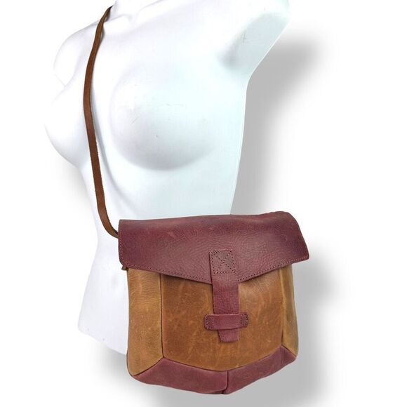 Hide & Drink Prisma Crossbody Bag Bohemian Western Cowgirl Handmade Boho Leather - Picture 2 of 11